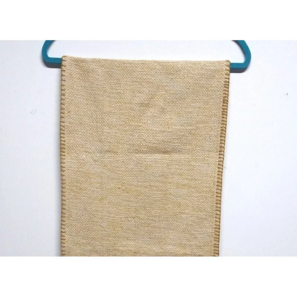Blessed Table Runner Fall Thanksgiving High End beige brown tweed-like 14.5X73